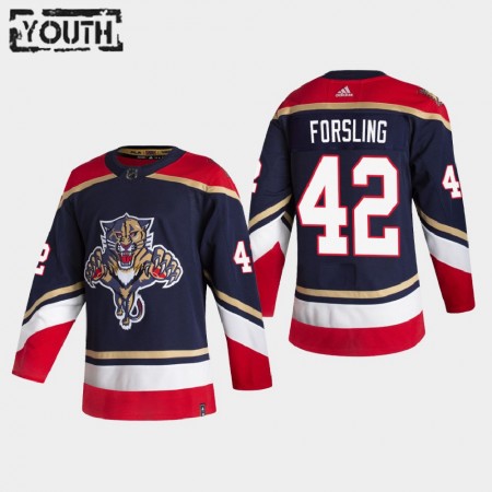 Kinder Eishockey Florida Panthers Trikot Gustav Forsling 42 2020-21 Reverse Retro Authentic